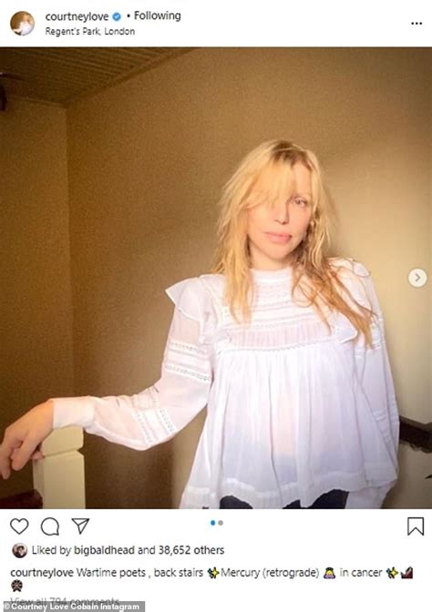 courtney love instagram|courtney love recent photos.